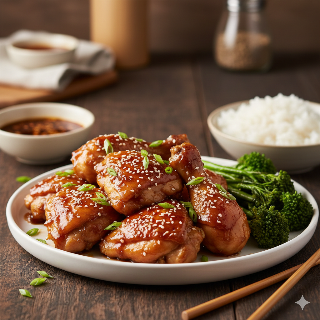 sticky chicken recipe
