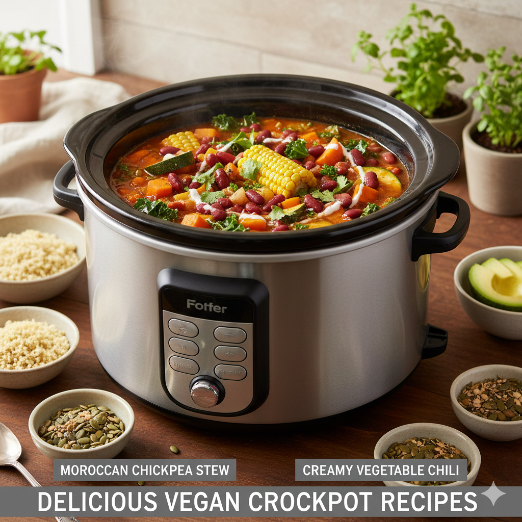 Vegan Crockpot Recipes: Slow-Cooked Plant-Based Meals That Fit Real Life 2 Vegan Crockpot Recipes