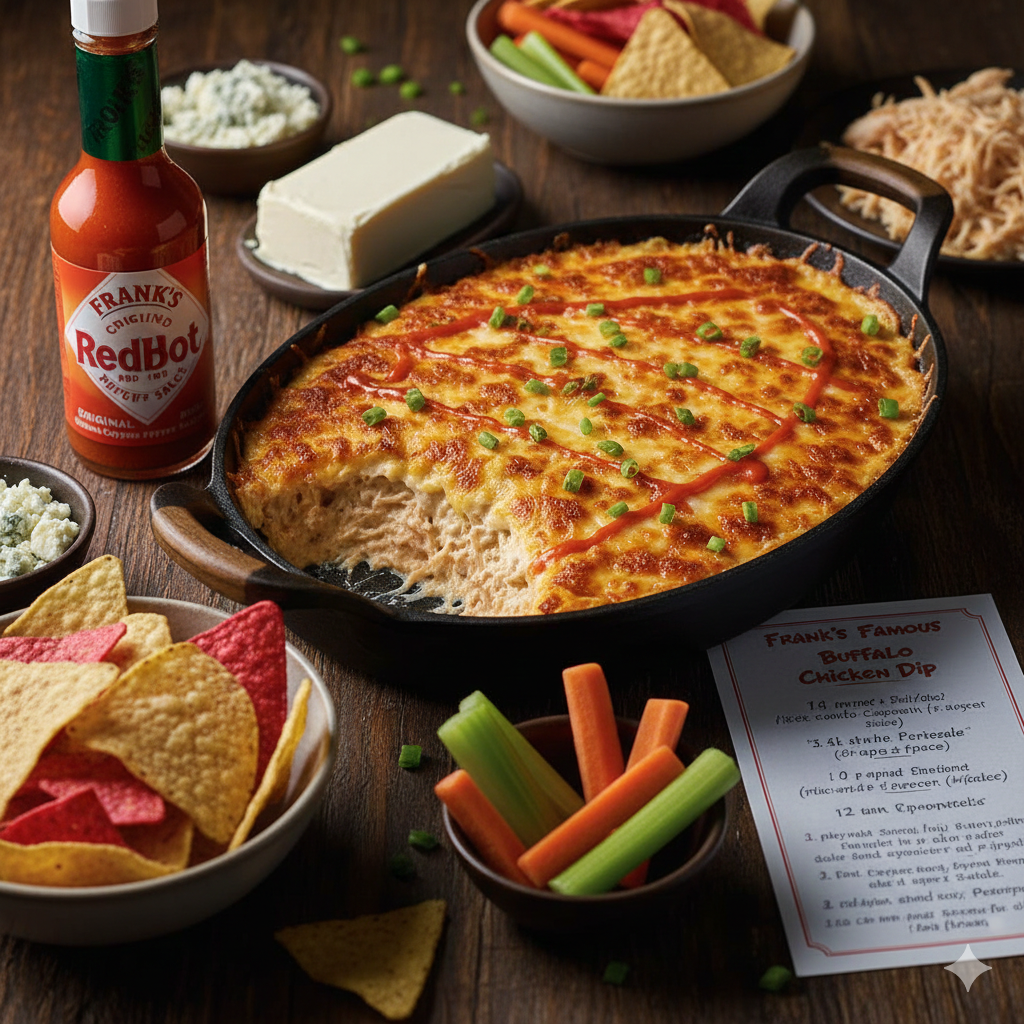 frank's buffalo chicken dip recipe