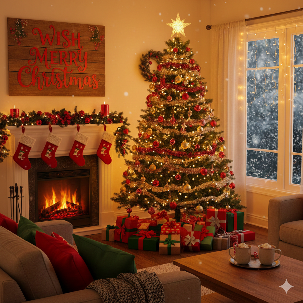 wish merry christmas