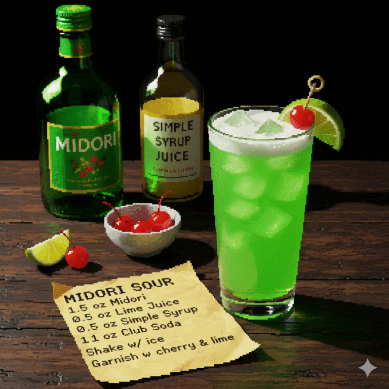 midori sour recipe