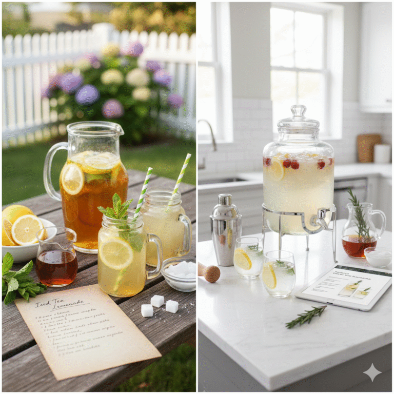 recipe for iced tea lemonade