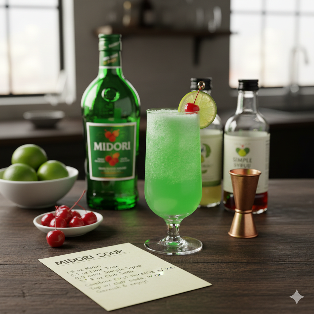 midori sour recipe