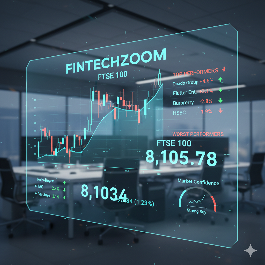 fintechzoom ftse 100