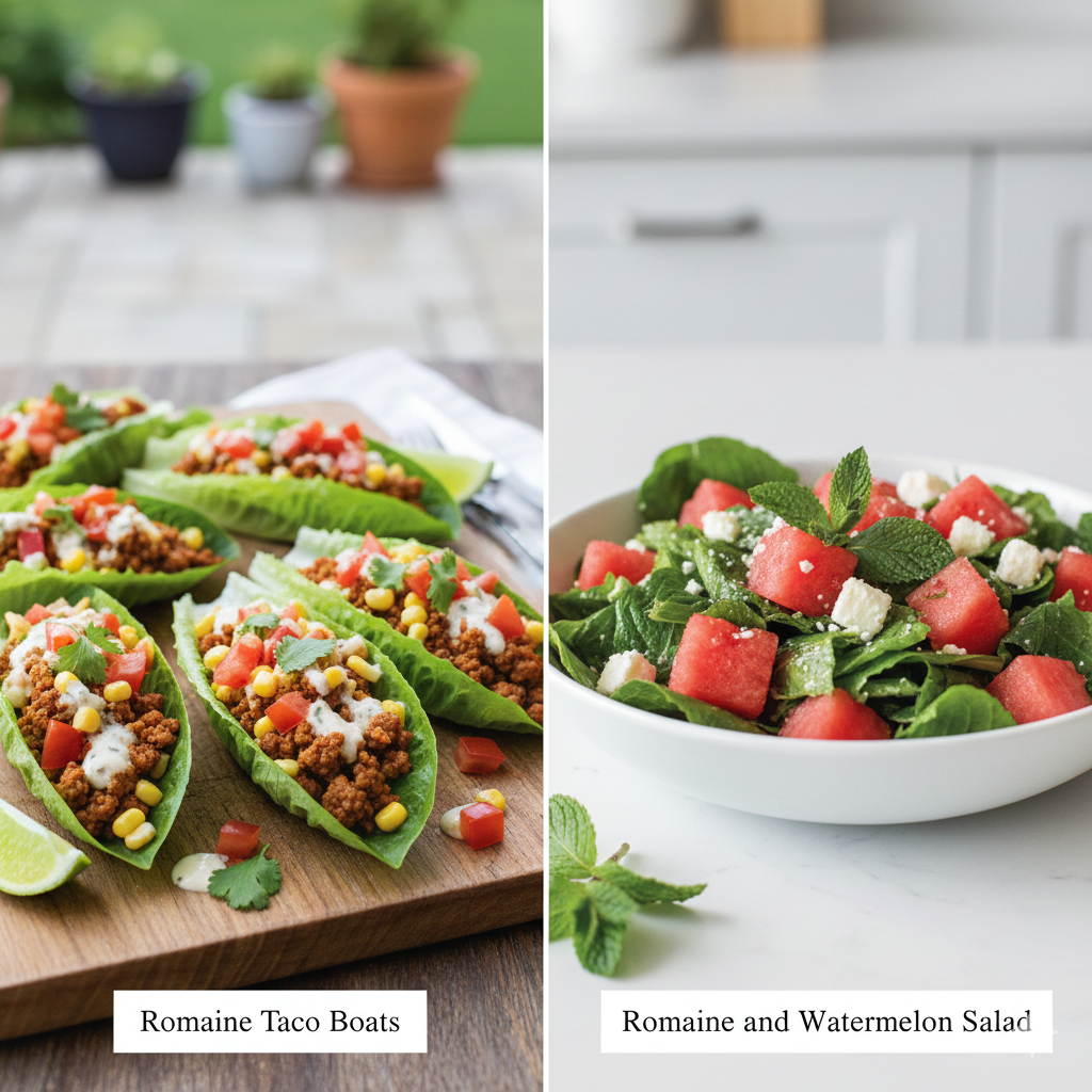 Romaine Lettuce Recipes: Fresh Salads, Warm Sides, and More 2 romaine lettuce recipes